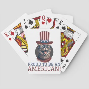 Happy 4th of July Independence Day party  Poker Cards