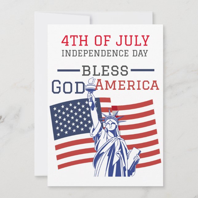 Happy 4th of July Independence Day party  Poster (Front)