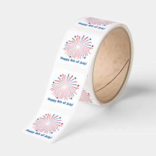 Happy 4th of july Independence Day party stickers