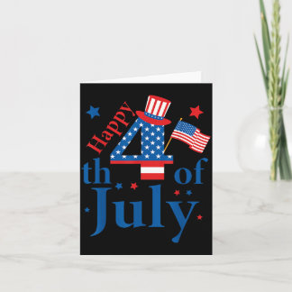 Happy 4th Of July Independence Day Patriotic Card