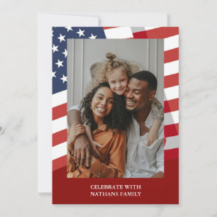 Happy 4th of July Independence Day Photo Holiday Card