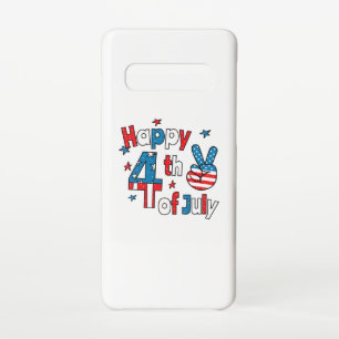 Happy 4th of July Independence Day Samsung Galaxy S10 Case