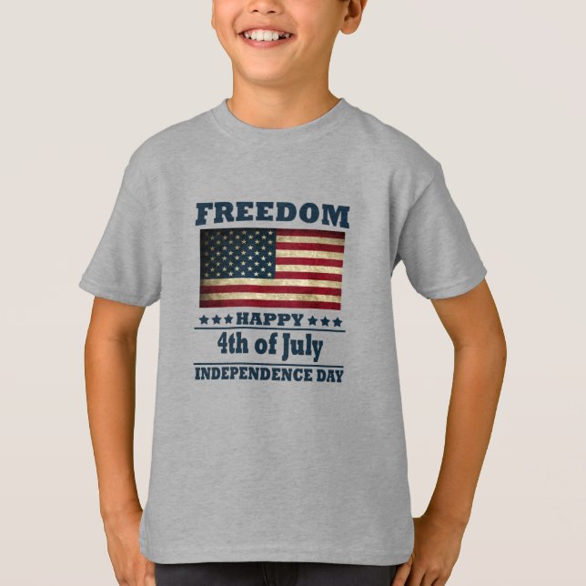 Happy 4th of july independence day T-Shirt (Front)