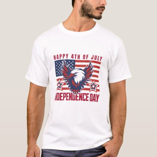 Happy 4th of July independence day T_Shirt