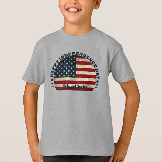 Happy 4th of july independence day T-Shirt (Front)
