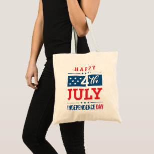 Happy 4th of July Independence Day  Tote Bag