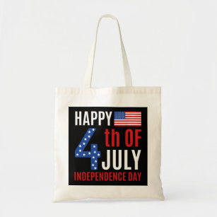 Happy 4th Of July Independence Day Tote Bag