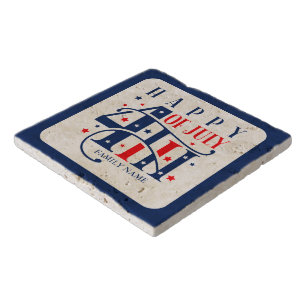 Happy 4th of July Independence Day Trivet