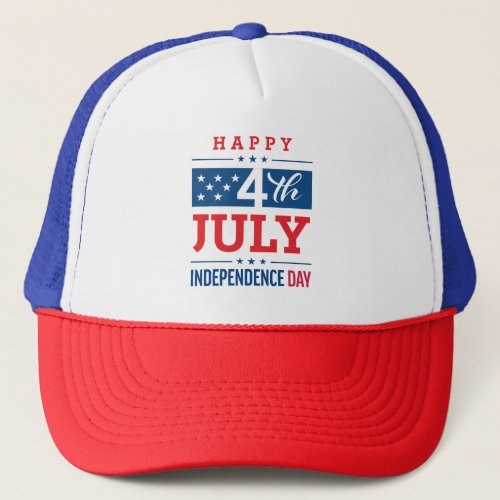 Happy 4th of July Independence Day  Trucker Hat