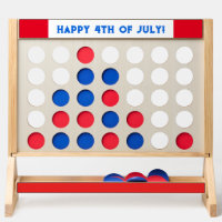 Happy 4th of July Jumbo Lawn Game Fast Four