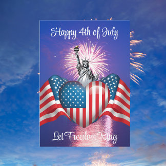 Happy 4th of July "Let Freedom Ring" Card