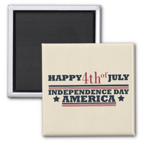 Happy 4th of july magnet