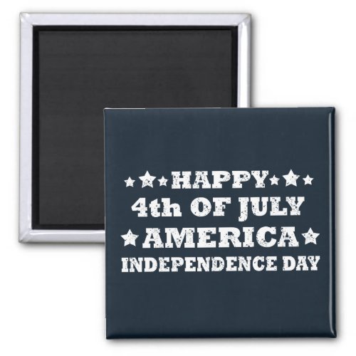 Happy 4th of july magnet