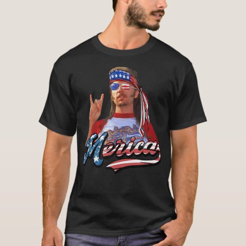 Happy 4th Of July Merica Funny Joe American Flag T T_Shirt