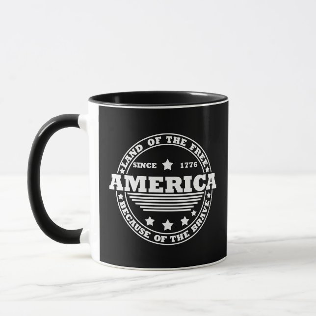 Happy 4th of july mug (Left)