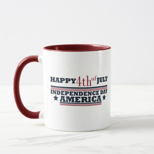 Happy 4th of july mug
