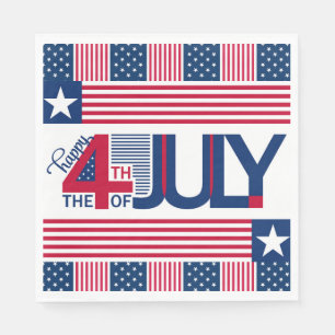 Happy 4th Of July Napkins