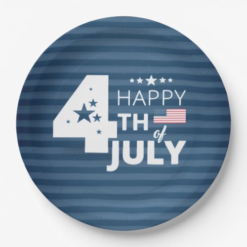 Happy 4th Of July Paper Plates