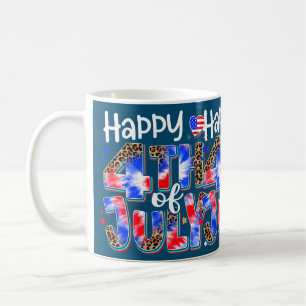 Happy 4th of July Patriotic America Celebrating Coffee Mug