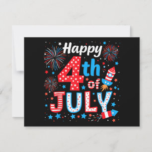 Happy 4th Of July Patriotic American Flag USA
