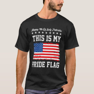 Happy 4th Of July Patriotic American US Flag 4th O T-Shirt