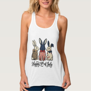 Happy 4th of July Patriotic Bunny Shirt Design_1