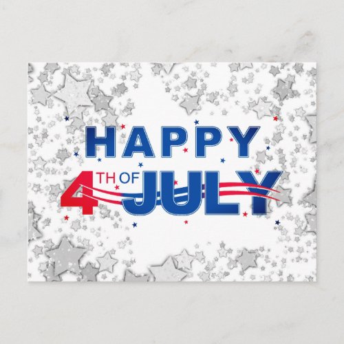 Happy 4th of July Postcard