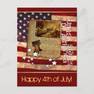 Happy 4th of July Postcard