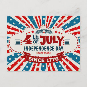 Happy 4th of July Postcard