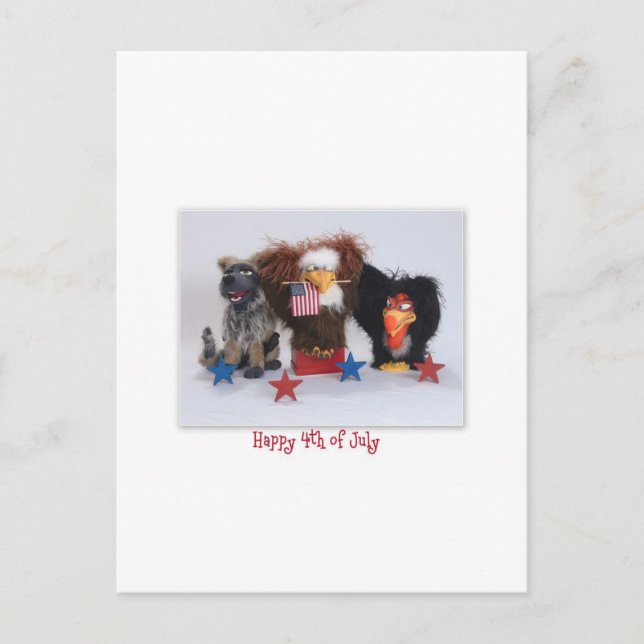 Happy 4th of July!!! Postcard (Front)