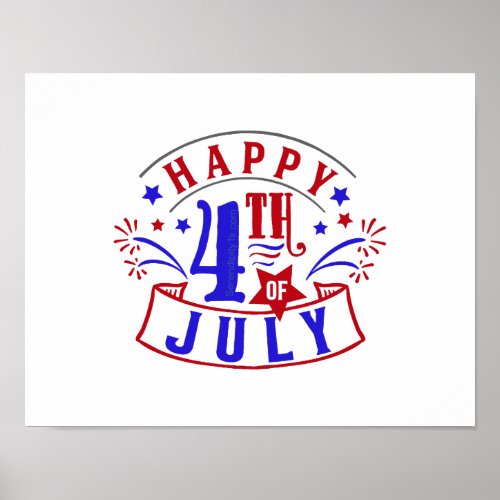Happy 4th of July Poster