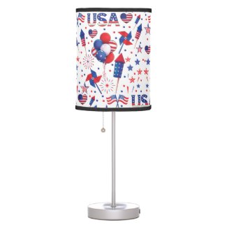 Happy 4th of July Red Blue Cute Party