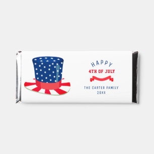 Happy 4th of July Red White Blue Patriotic Party Hershey Bar Favors