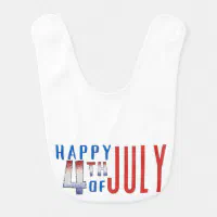 4th of deals july bib