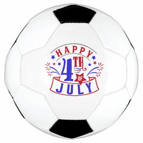 Happy 4th of July Soccer Ball