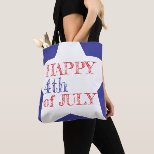 Happy 4th of July Star Tote