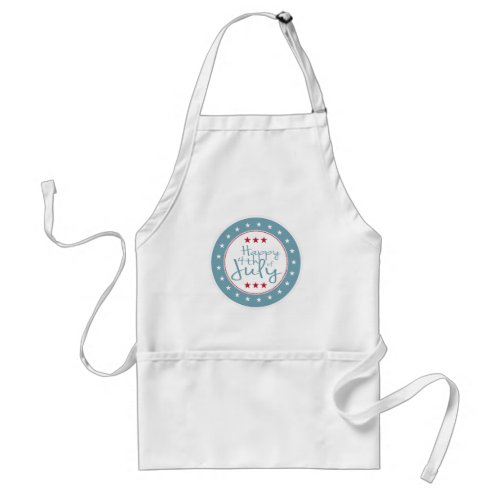 Happy 4th of July Stars Apron