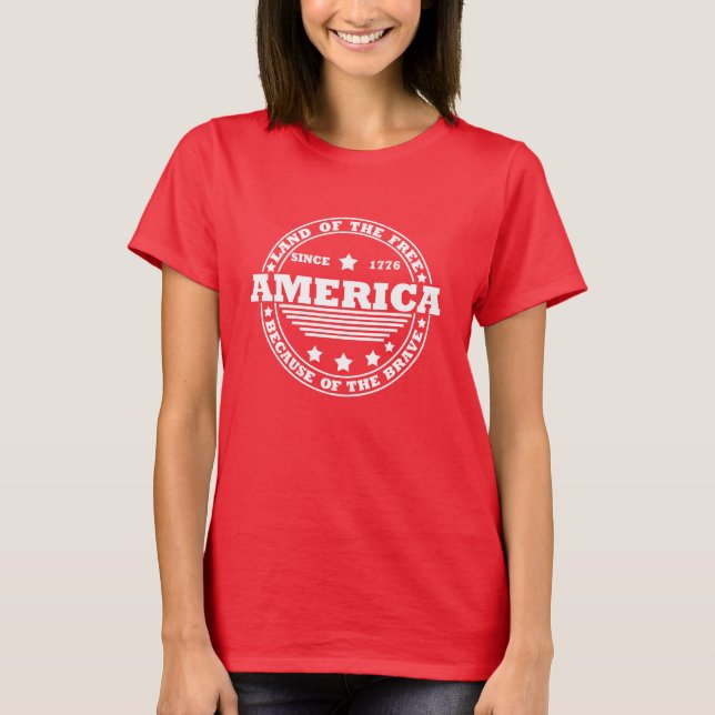 Happy 4th of july T-Shirt (Front)