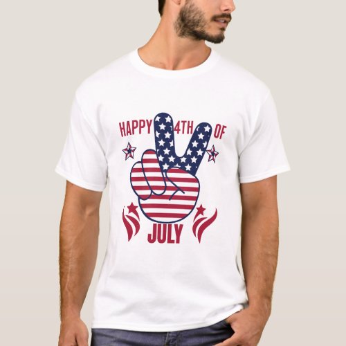 Happy 4th of July T_Shirt