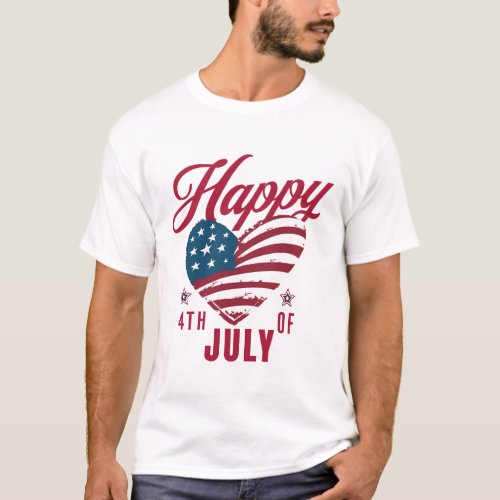 Happy 4th of July T_Shirt