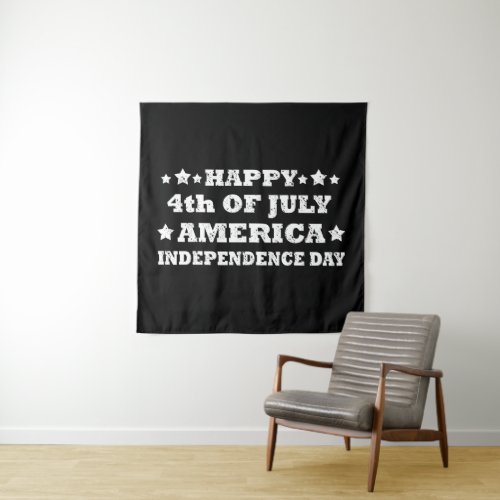 Happy 4th of july tapestry