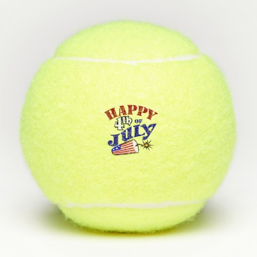 Happy 4th of July Tennis Balls
