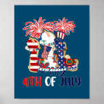 Happy 4th Of July Three Llamas American Flag Poster<br><div class="desc">Happy 4th Of July Three Llamas American Flag Fireworks Lover Gift. Perfect gift for your dad,  mom,  papa,  men,  women,  friend and family members on Thanksgiving Day,  Christmas Day,  Mothers Day,  Fathers Day,  4th of July,  1776 Independent day,  Veterans Day,  Halloween Day,  Patrick's Day</div>