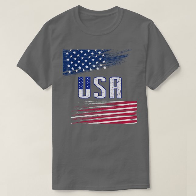 Happy 4th Of July USA Flag Patriotic Men Women Kid T-Shirt (Design Front)