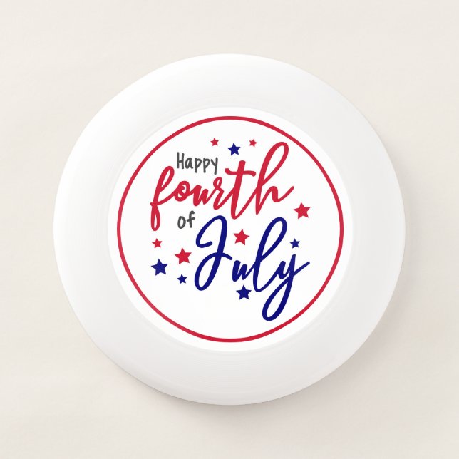 Happy 4th of July Wham-O Frisbee (Front)
