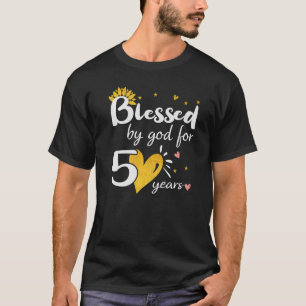Happy 50 years Blessed by God for Happy 50th Birth T-Shirt