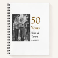 Happy 50th anniversary add couple name date weddin