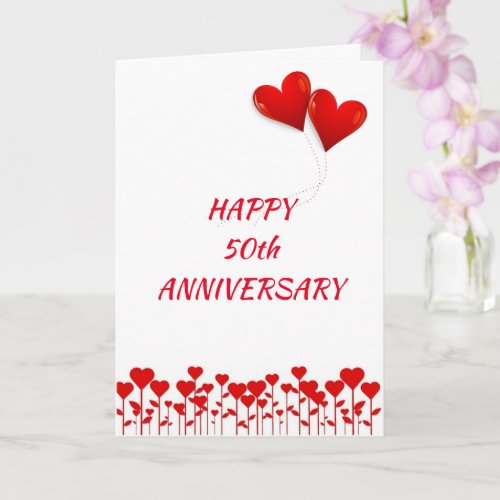 HAPPY 50th ANNIVERSARY AND ENJOY Card