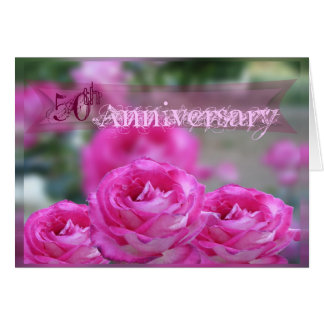 Happy 50th Anniversary card