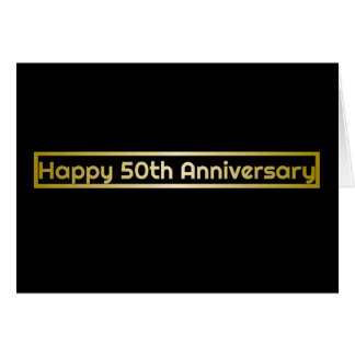 Happy 50th Anniversary greeting card #8418
